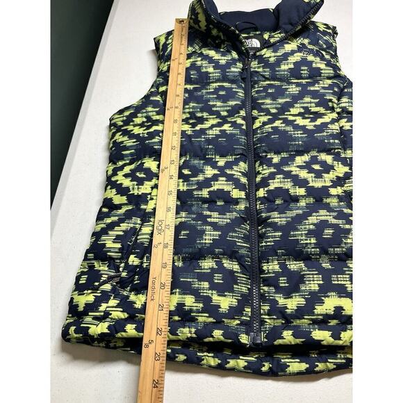 The North Face Nuptse Cosmic Blue 700 Fill Down Puffer Vest Womens Sz S - Picture 5 of 8